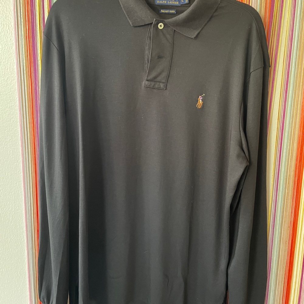 Ralph Lauren Men's Polo Shirt in Black